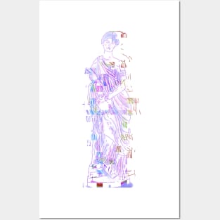 Glitch Statue Posters and Art